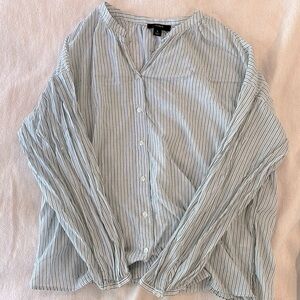 J.crew striped flowy blouse, size small